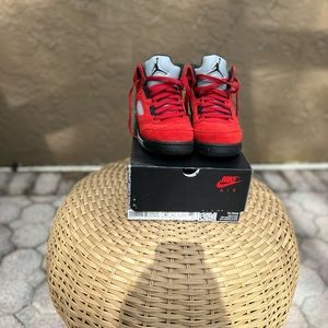 Air jordan 5 Retro (GS) varsity Red/black-White